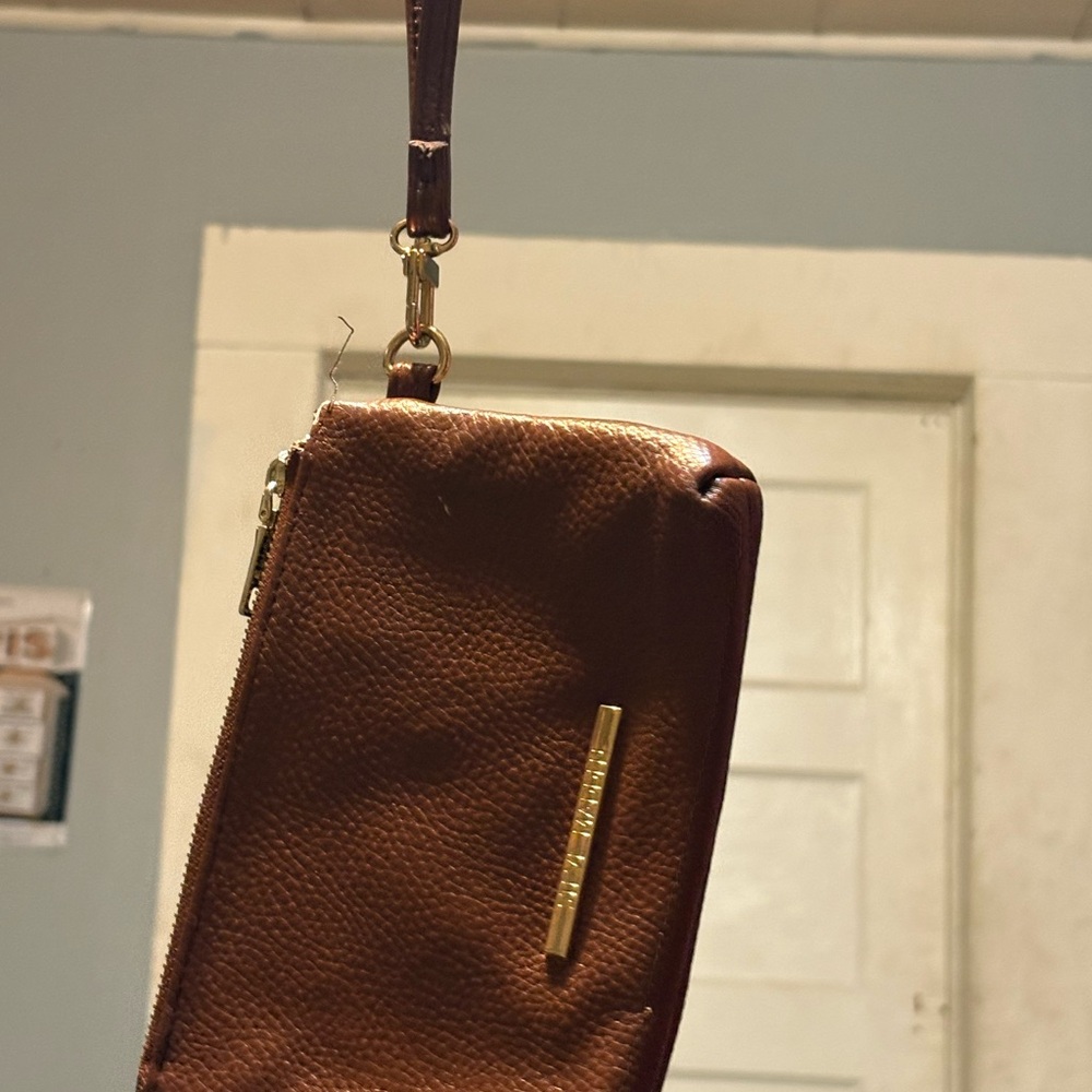 Steve Madden Brown Wristlet Clutch